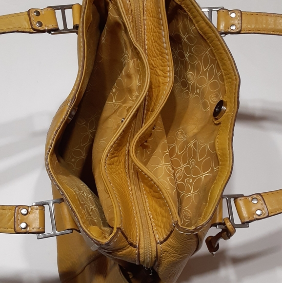 Fossil Yellow Shoulder Purse - Picture 8 of 11